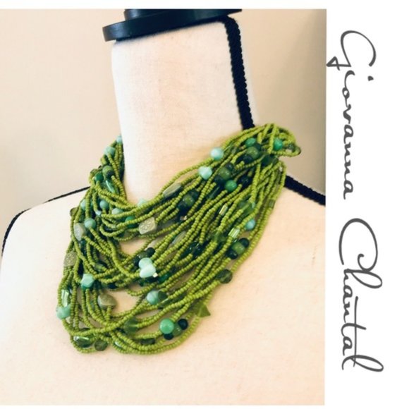 BoHo Convertible Handmade Beaded Necklace/Bracelet - Picture 1 of 4